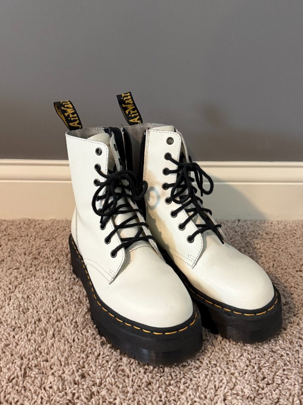 Dr. Marten Jardon Platform Leather Boots